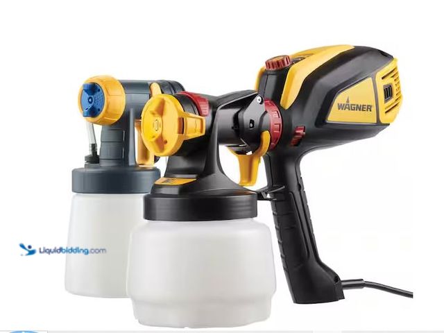 Lot 49-5573549 - Wagner
Flexio 3500 Electric Handheld HVLP Paint Sprayer, Unused, Works, Dirty Box