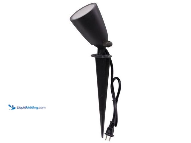 Lot 49-5543205 - QTY 4 - Commercial Electric
Line Voltage Bronze LED Landscape Flood Light with Spike. Model # SPKP-...
