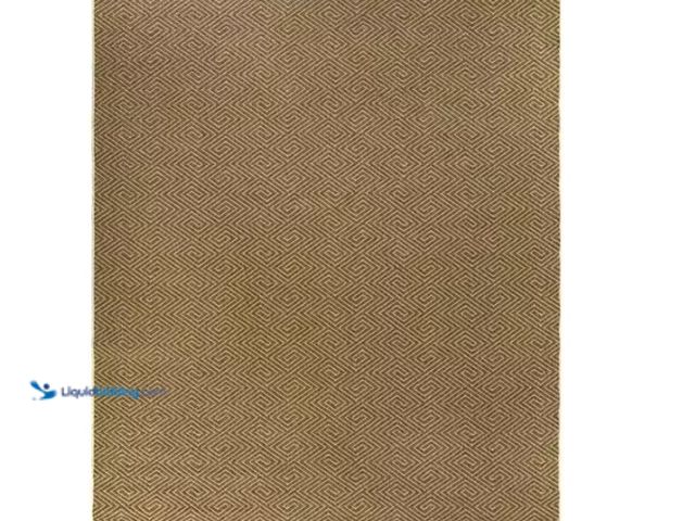 Lot 49-1628098 - Hampton Bay Neutral 8 ft. x 10 ft. Concentric Tiles Indoor/Outdoor Area Rug, Model # 3133586, Unused...