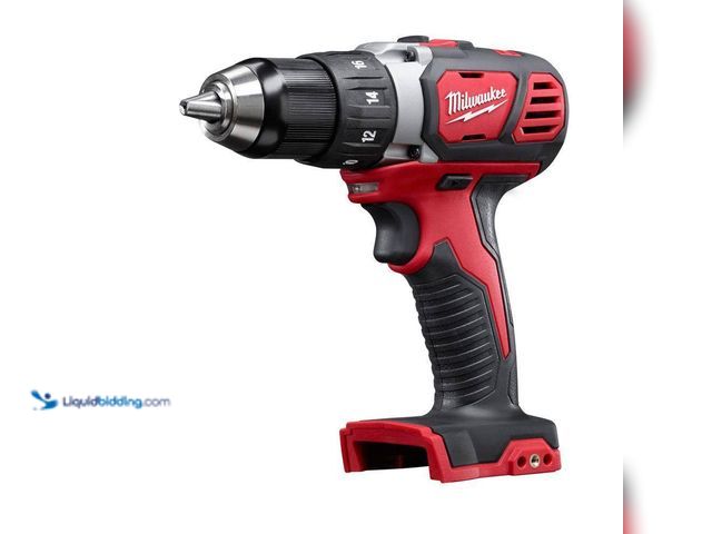 Lot 49-5435568 - Milwaukee
M18 18V Lithium-Ion Cordless 1/2 in. Drill Driver (Tool-Only) (tested works) (scuffs and ...