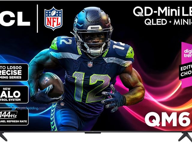 Lot 49-3534400 - TCL 65 Inch Class QM6K Series | Mini LED QLED 4K HDR | 65QM6K, 2025 Model | 120HZ-144HZ High Brightn...