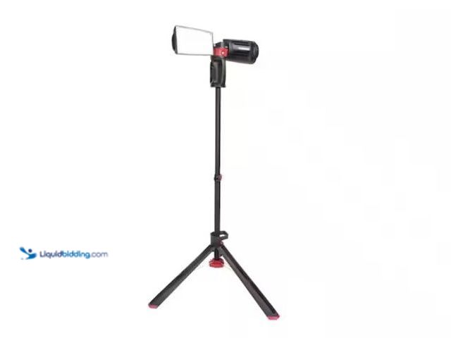 Lot 49-1625612 - Husky 7000 Lumens Portable Corded LED Work Light with Tripod, Model # 7901304012, Slightly used, Pow...