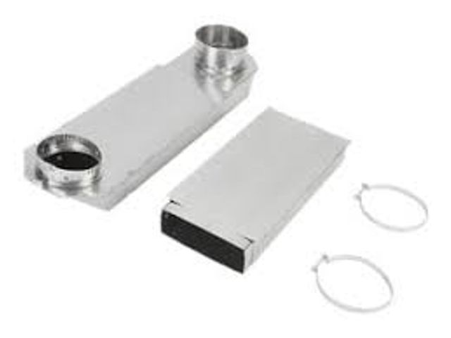 Lot 49-3536960 - 29"-50" Dryer Telescoping Vent Periscope for 2.5" clearance, with 1 male snap-lock fitting and 1 dra...