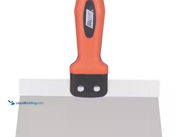 Lot 49-1568408 - Lot of (4) Wall-Board Tools 8 in. Stainless Steel Blade Taping Knife Model # 020-038-HD, Unused  Ref...