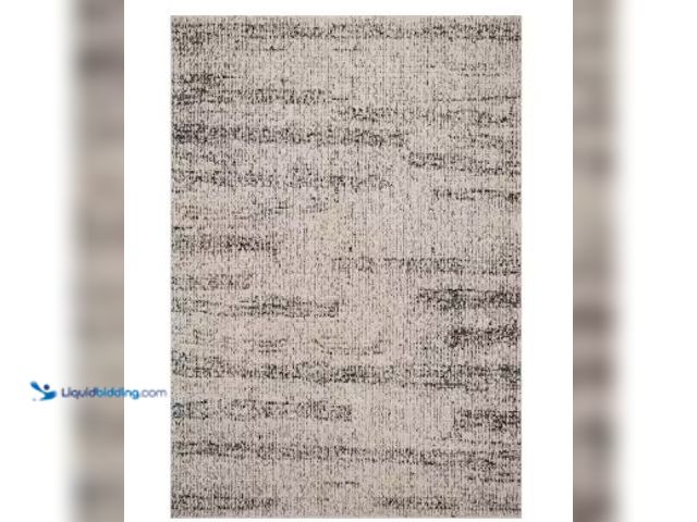 Lot 49-2022879 - Loloi Darby Oatmeal/Charcoal 11 ft. 6 in. x 15 ft. Transitional Modern Area Rug, Model # DARBDAR-02O...