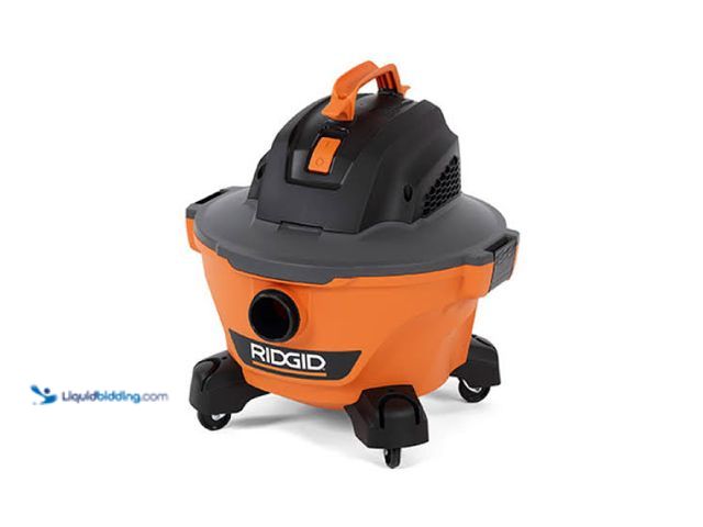 Lot 49-3565067 - RIDGID
6 Gal. 3.5 Peak HP NXT Shop Vacuum Wet Dry Vac with General Debris Filter, Locking Hose and ...