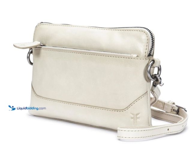 Lot 49-1631027 - Melissa Crossbody Wristlet, Oat, Model # 397682854291, unused, has attachments. (NOTE: Slightly dirt...