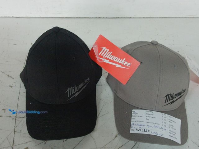 Lot 49-3616519 - (2-Pk) Milwaukee Large/Extra Large Fitted Hat - Unused Model # 1005144551