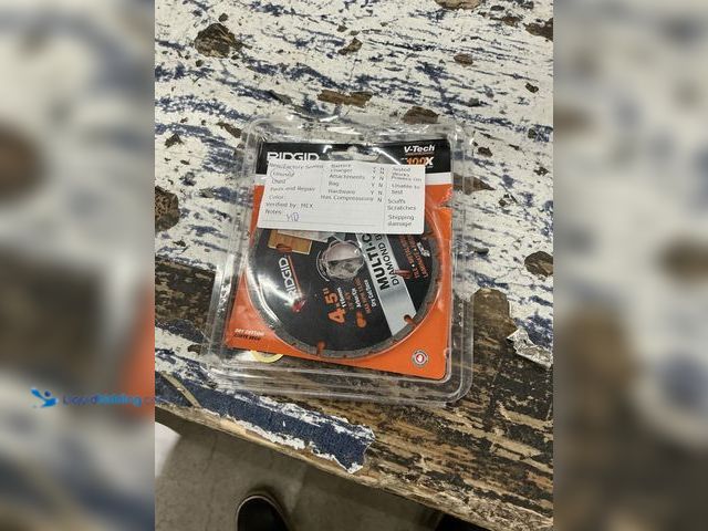 Lot 49-5546666 - RIDGID 4.5 in. Diamond Multi-Cutting Blade Model # HD-VBMU45 unused