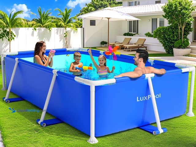 Lot 49-5413711 - Above Ground Pool,Frame Deep Swimming Pools, Family Pool,Large Above Ground Easy Set, Outdoor Backya...