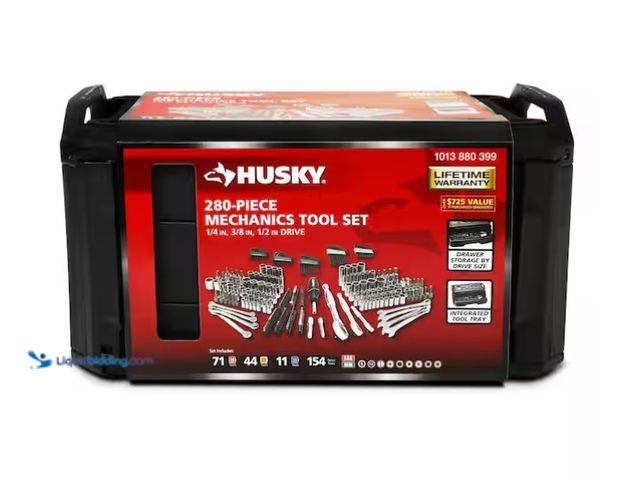 Lot 49-1575723 - Husky Mechanics Tool Set (280-Piece), Model # H280MTS, Unused  Ref#ASRHD0130