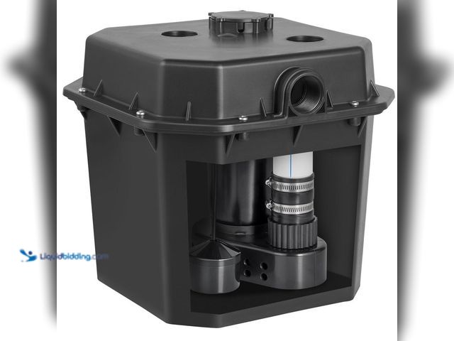 Lot 49-5453531 - VEVOR Utility Sink Pump 1/3 HP 120 V 2900 GPH 25 ft. 6 Gal. Submersible Under-Sink Sump Pump System ...