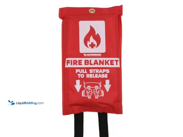 Lot 49-2001501 - Lot of (2) ADAMAX INC 40 in. x 40 in. Fire Blanket, Model # SBFB-4040-1, Unused, Factory packed.   R...
