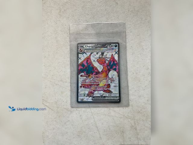 Lot 49-1830453 - COLLECTIBLE WOW! 2023 CHARIZARD EX FULL ART 056 BLACK STAR PROMO AMAZING CARD FOR ANY COLLECTOR #COI...