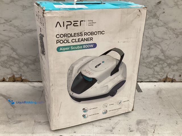 Lot 49-5573545 - Aiper Cordless Robotic Pool Cleaner, Model: AiperScuba800W, Unused, Works