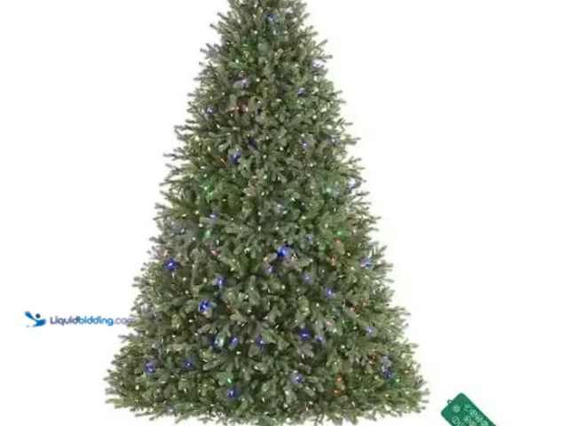 Lot 49-1544910 - HOME DECORATORS COLLECTION 1007495646 7.5FT Ashton Balsam Fir Led Pre Lit Tree, Model # 1007495646 T...