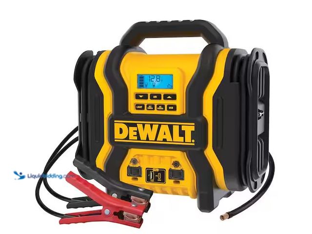 Lot 49-1572124 - DEWALT Portable Power 2000 Peak Amp Jump Starter w/Digital Compressor Model # DXAEPS14, Used, Tested...