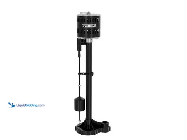 LiquidBidding - Lot 49-3601220 - Everbilt 1/3 HP Plastic Pedestal Sump ...