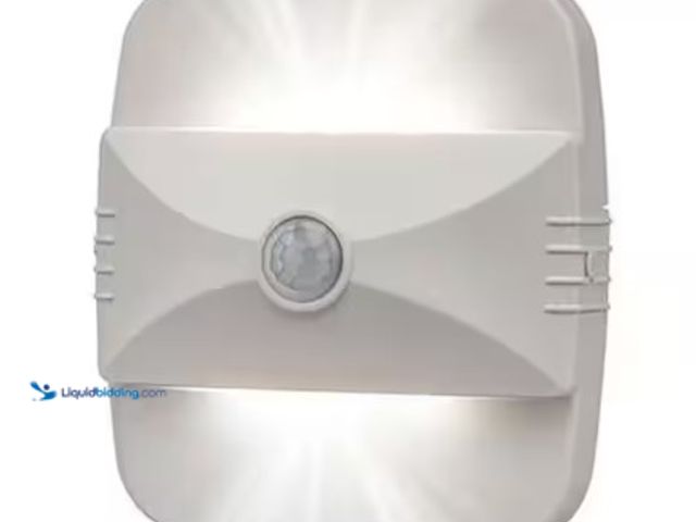 Lot 49-3612952 - Lot of (4) Sensor Brite LED Indoor Up Down Night Light Bulb, Model # SBUD-CD6, Unused, Has attachmen...
