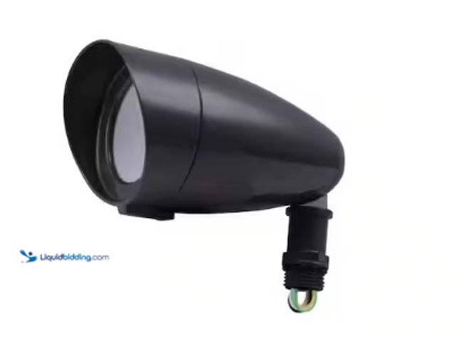 Lot 49-1625663 - Commercial Electric 14-Watt 1100 Lumens 1EA CE Line Voltage Hardwired Bronze Integrated LED Landscap...