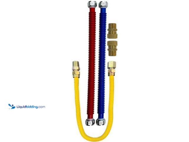 Lot 49-5574148 - New Everbilt Gas Water Heater Installation Kit, Model EBWC-07-18GKIT. New