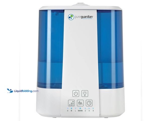 Lot 49-3540050 - Pure Guardian
2 gal. Ultrasonic Warm and Cool Mist Humidifier, Rooms up to 560 sq. ft., Blue/White,...