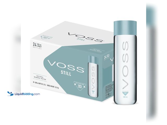 Lot 49-3537942 - VOSS Artesian water (Still) Bottle,16.91 Fl Oz (Pack of 24) New