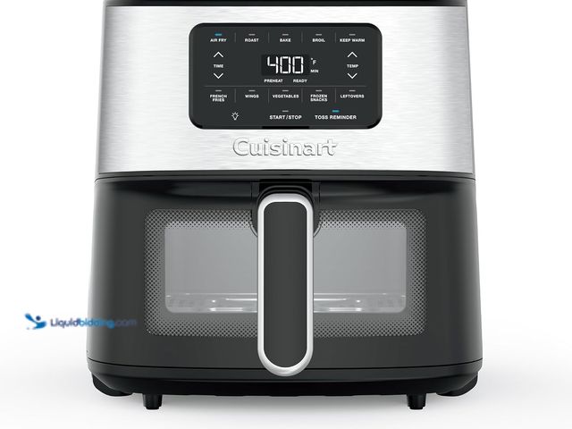 Lot 49-3514558 - Cuisinart Air Fryer Oven, 6-Qt Basket Stainless Steel Air Fryer, Kitchen Dishwasher-Safe Parts with ...