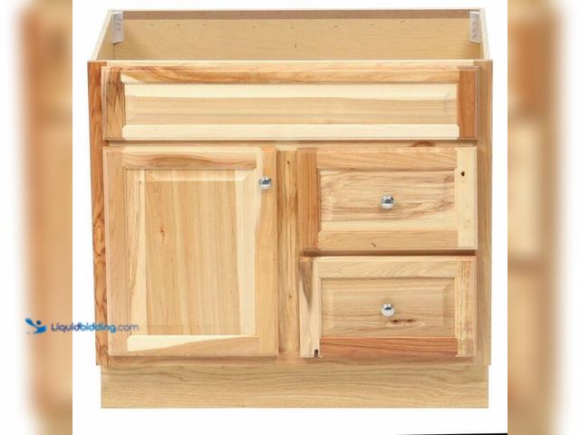 Lot 49-5542945 - Glacier Bay
Hampton 36 in. Bathroom Vanity Cabinet without Top in Natural Hickory (Assembled) Unuse...