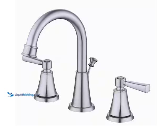Lot 49-5561073 - Glacier Bay
Melina 8 in. Widespread Double-Handle High-Arc Bathroom Faucet in Brushed Nickel, Facto...