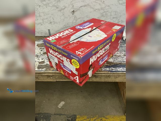 Lot 49-5581930 - Huggies Little Movers Disposable Baby Diapers, Size 4 (22-37LBS), 168ct  Model #  036000573459 New