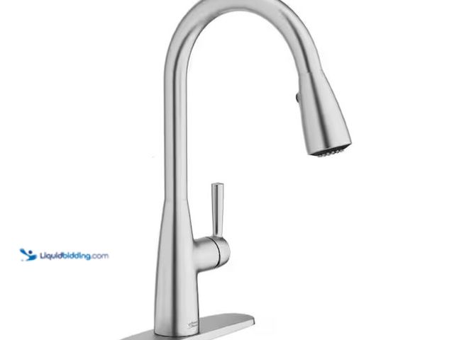 Lot 49-1548648 - American Standard Fairbury 2S Single-Handle Pull-Down Sprayer Kitchen Faucet in Stainless Steel, Mod...