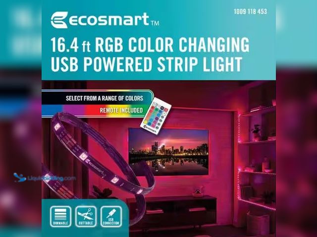 LiquidBidding - Lot 49-1584031 - Lot of (4) EcoSmart 16.4 ft. RGB Color ...