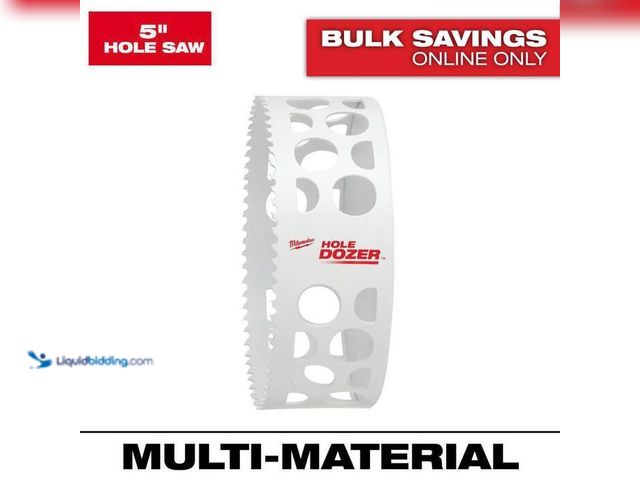Lot 49-2023177 - Milwaukee 5 in. Hole Dozer Bi-Metal Hole Saw. Model # 49-56-9652. MSRP $45. Slightly used, dirty, sc...