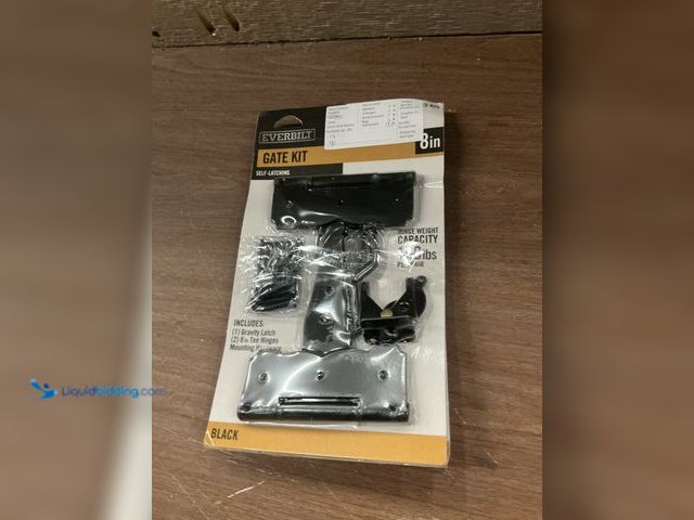 Lot 49-5435961 - Everbilt
Black Decorative Gate Hinge and Latch Set (2pack) (hardware included) Unused