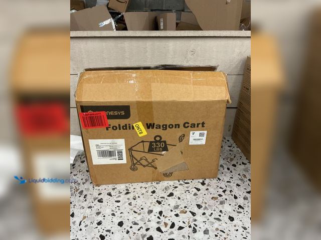 Lot 49-5459742 - Wagons Carts Foldable, Collapsible Foldable Wagon 330lbs Capacity, Large Capacity Wagon Cart with Al...