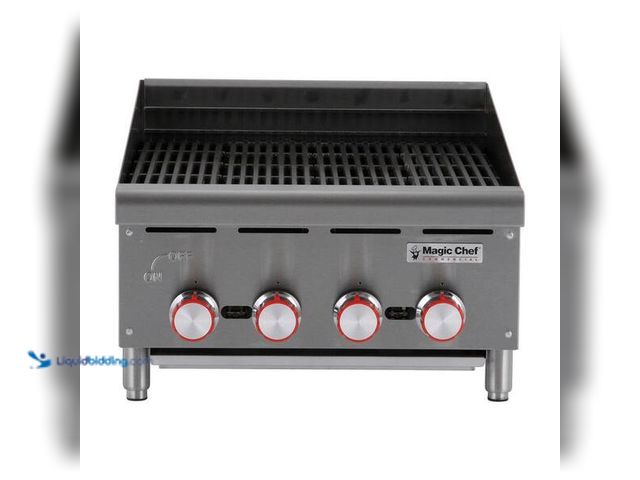 Lot 49-5422967 - Magic Chef
24 in. Commercial Countertop Radiant Charbroiler in Stainless Steel (NEW)