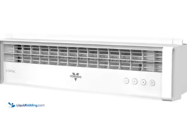 Lot 49-3612838 - Vornado Portal 6.58 in. 3-Fan Speeds Window Fan in with Reversible Exhaust Mode, Weather Resistant, ...