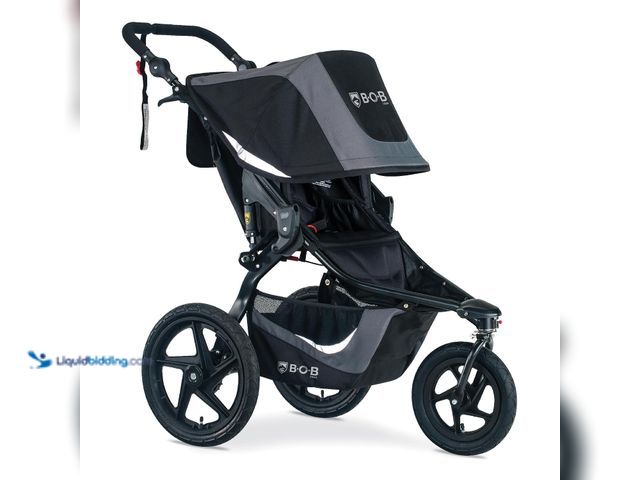 Lot 49-5553581 - BOB Gear Revolution Flex 3.0 Jogging Stroller — Graphite Black | Versatile Jogger Stroller; All Terr...