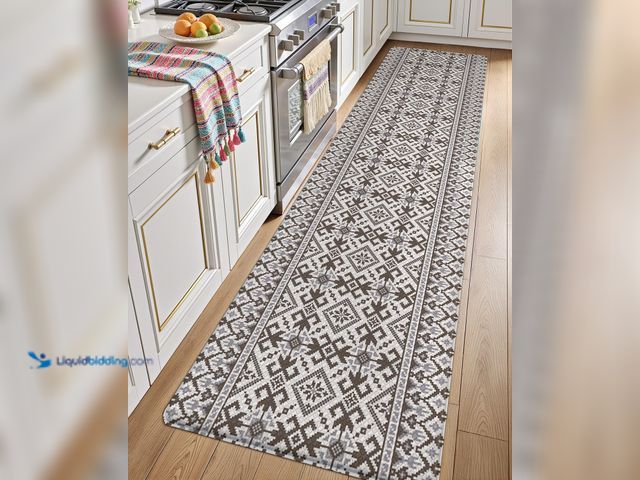 Lot 49-5482118 - LUMI Anti Fatigue Kitchen Cushioned Mat for Floor, Padded Waterproof Runner for Standing, Stain Resi...