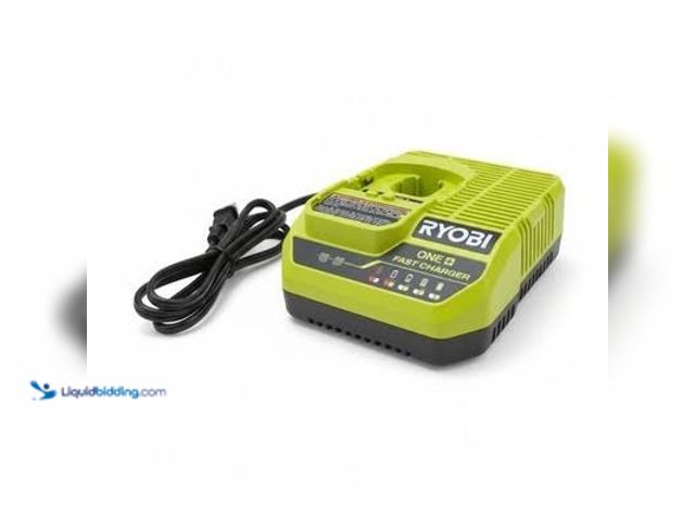 Lot 49-5548973 - RYOBI ONE+ 18V Fast Charger Model # PCG004 UNUSED. BATTERY NOT INCLUDED.