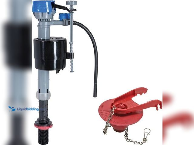 Lot 49-3523919 - QTY 3 - Fluidmaster K-400H-039 High Performance Toilet Fill Valve with 2-Inch Adjustable Toilet Flap...