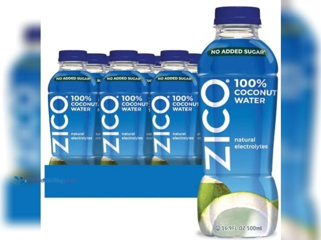 Lot 49-3564101 - ZICO Natural Coconut Water - 16.9oz (12 Pack) New