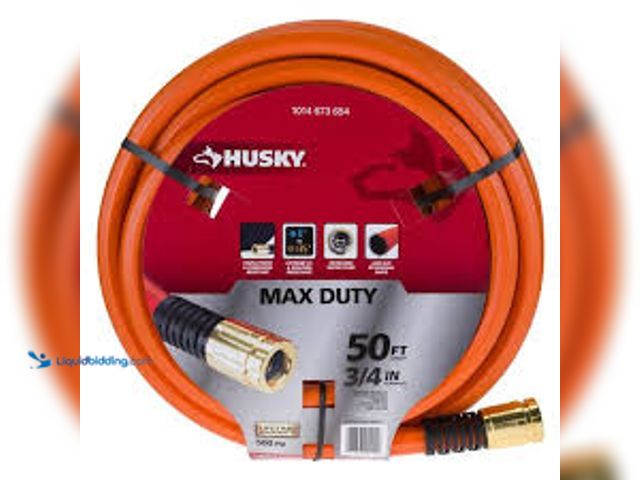Lot 49-5483624 - Husky 3/4 in. Dia x 50 ft. Husky Max Duty Garden Hose. Model # CHDHMT34050. Unused