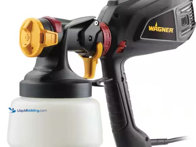 Lot 49-1631349 - Wagner Flexio 2500 Electric Handheld HVLP Paint Sprayer, Model # 2409509, Unused, Has attachments, P...
