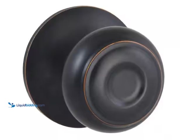 Lot 49-3430415 - Lot of (2) Defiant Hartford Aged Bronze Hall/Closet Door Knob, Model # 32TGX730B, New.   Ref#SBS0114