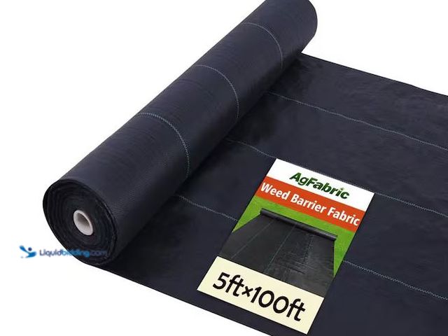 Lot 49-5486347 - Agfabric
5 ft. x 100 ft. Black Heavy-Duty Landscape Fabric Pro Commercial Weed Barrier Internet # 3...
