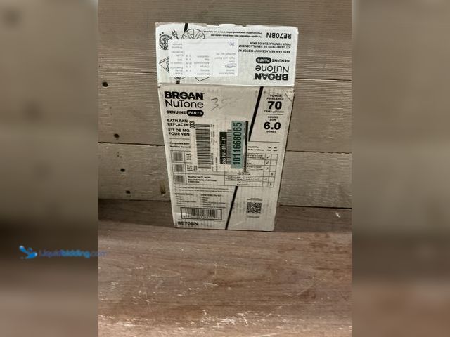 Lot 49-5449484 - Broan-NuTone
Replacement Motor Wheel 70 CFM (attachments included) Used