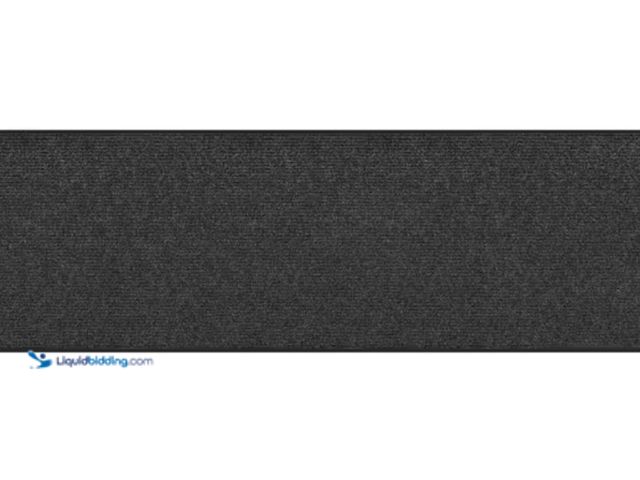 Lot 49-1623760 - TrafficMaster Apache Rib Charcoal 3 ft. x 10 ft. Non-Slip Indoor Outdoor Commercial Floor Mat, Model...