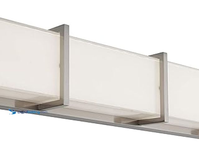 Lot 49-5438292 - Artika Subway Bathroom Vanity Light, Brushed Nickel. Item is Unused